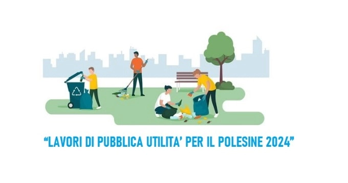 Immagine che raffigura Lavori di pubblica utilità per il Polesine 2024